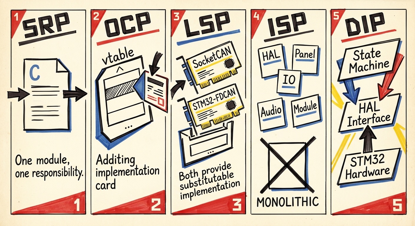 SOLID — Five Principles, One Consistent Pattern