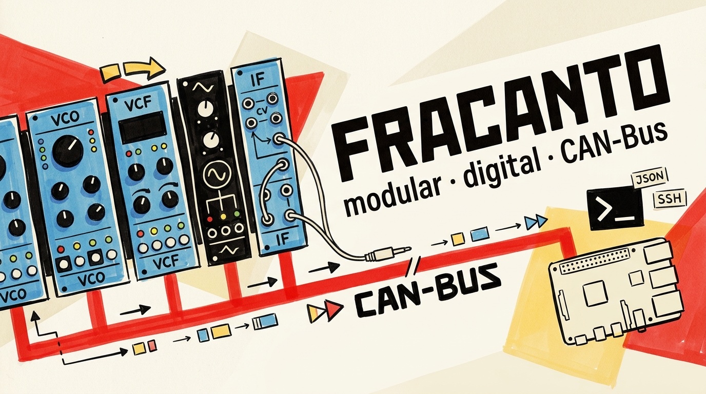 Fracanto - modular digital CAN-Bus Synthesizer